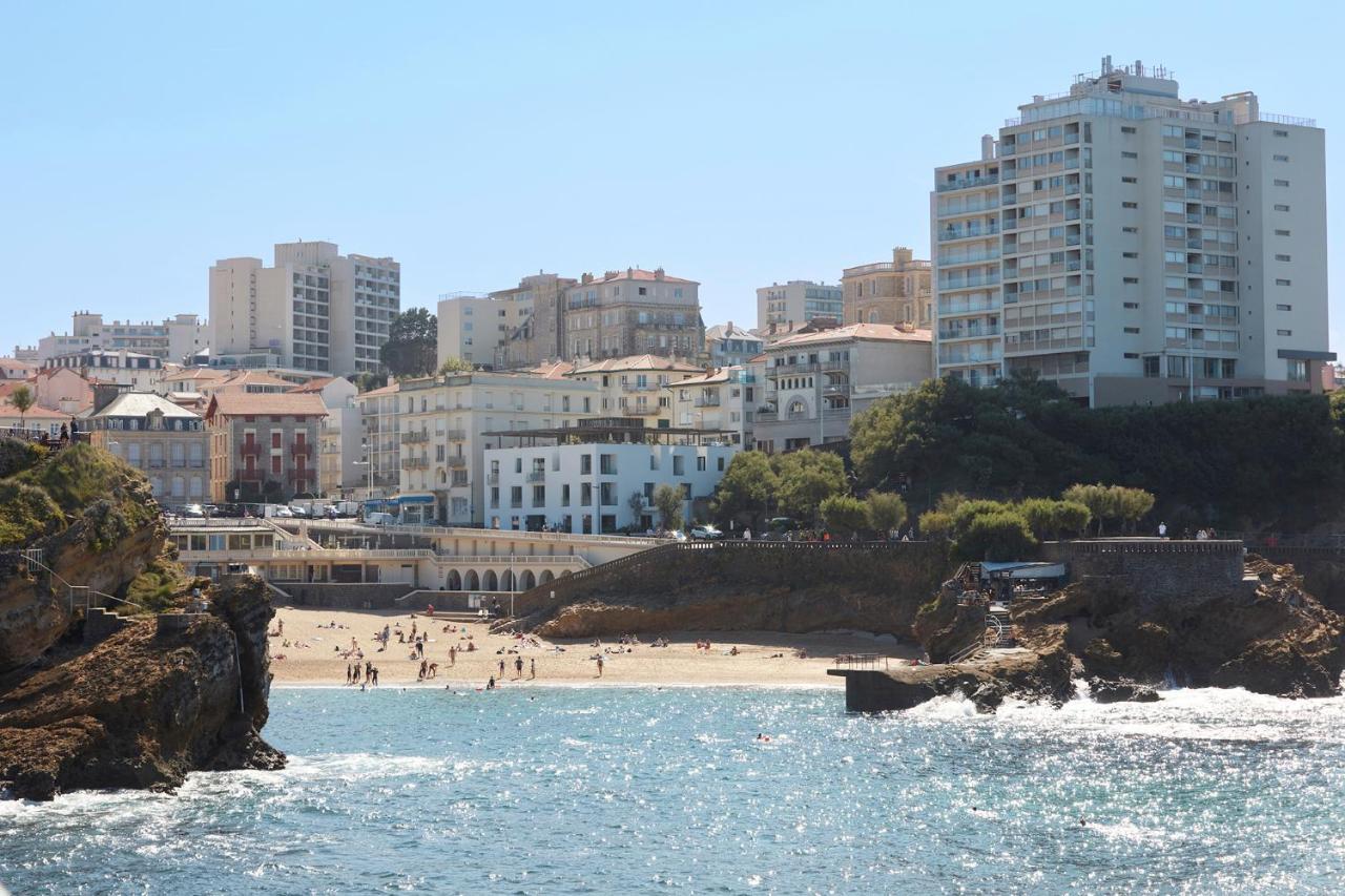 Hotel De La Plage Биариц Екстериор снимка