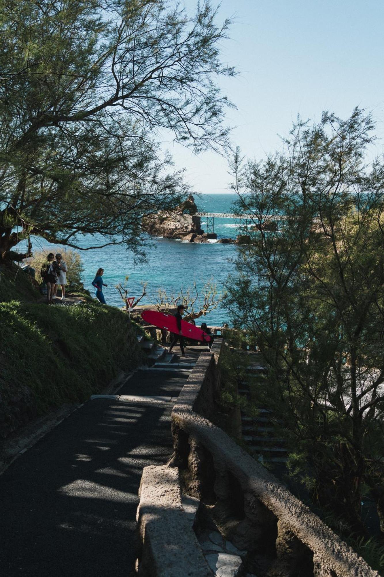 Hotel De La Plage Биариц Екстериор снимка