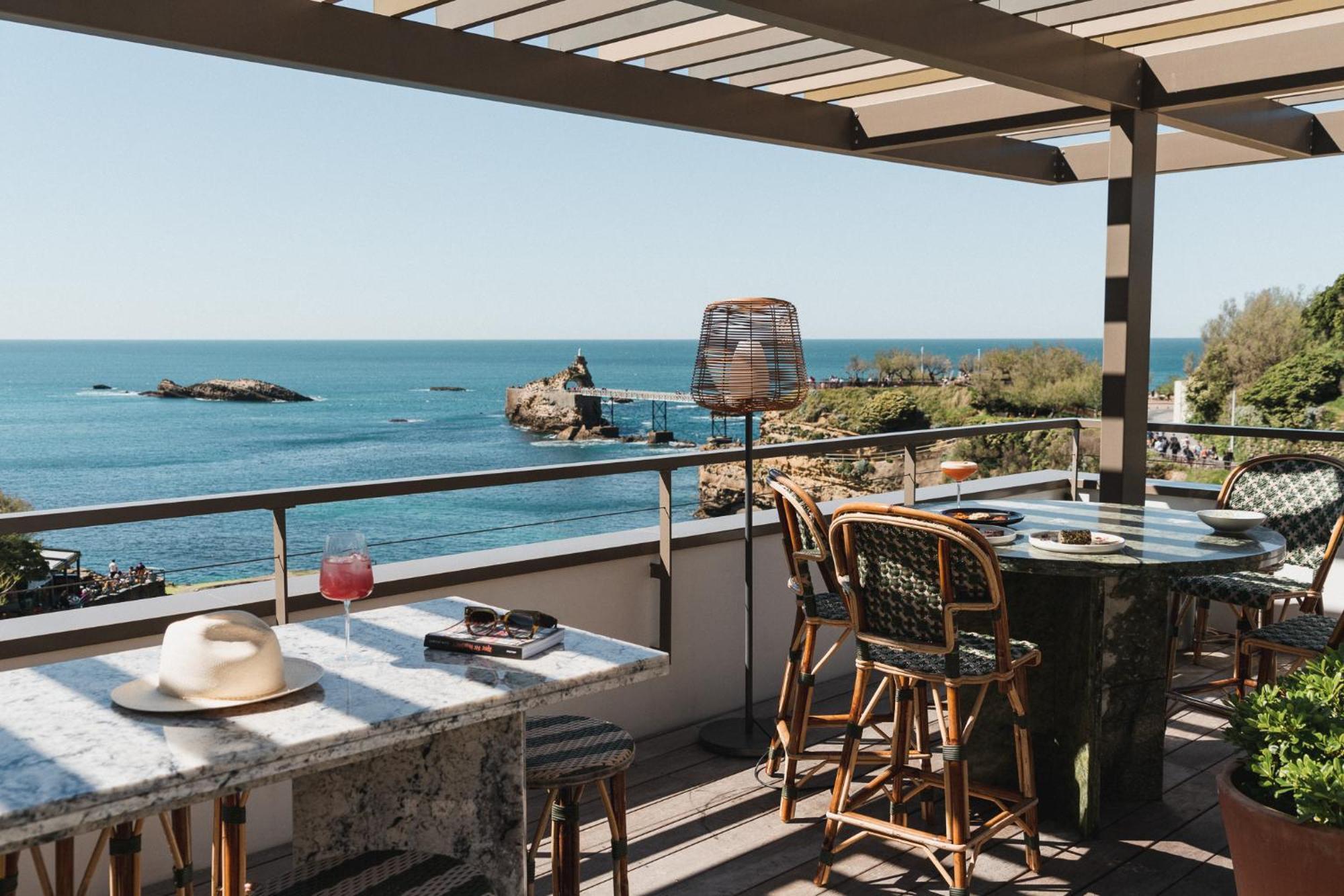 Hotel De La Plage Биариц Екстериор снимка