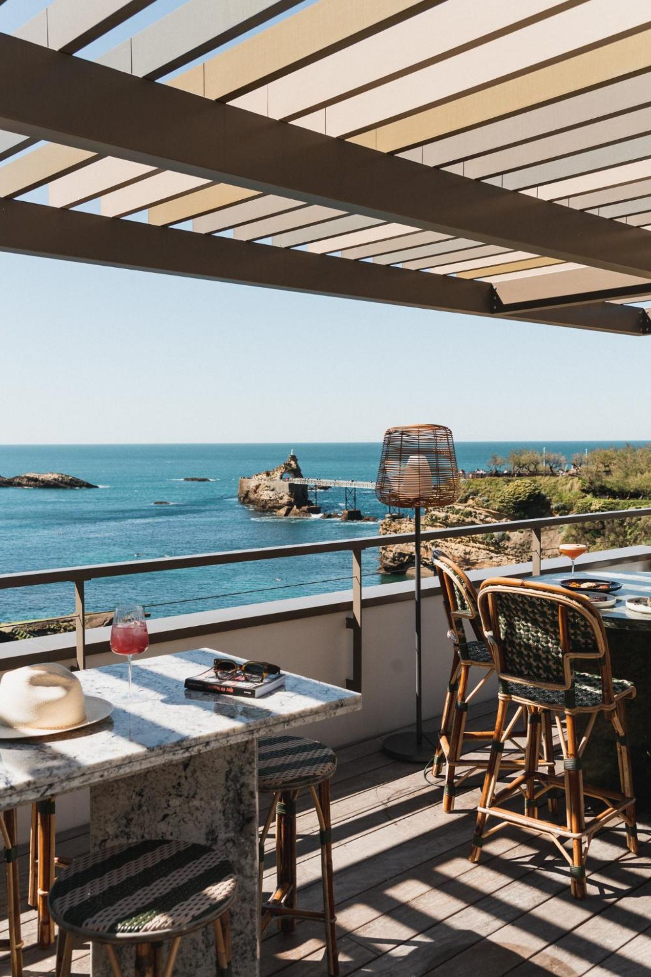 Hotel De La Plage Биариц Екстериор снимка