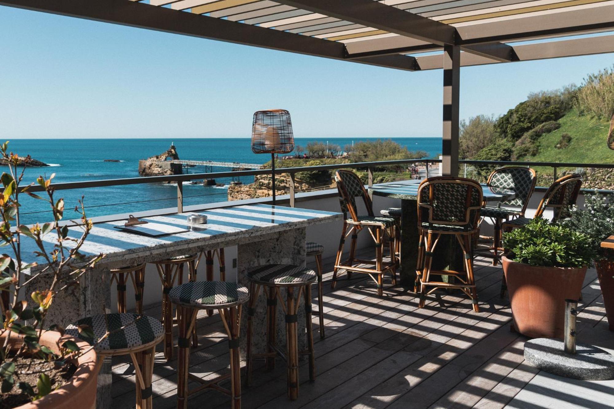 Hotel De La Plage Биариц Екстериор снимка