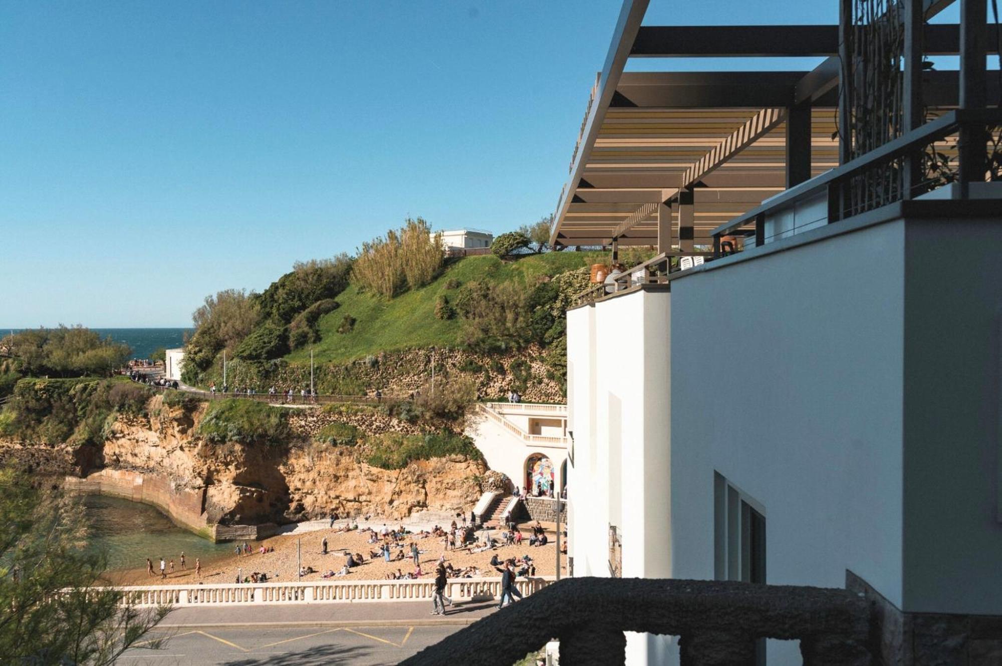 Hotel De La Plage Биариц Екстериор снимка