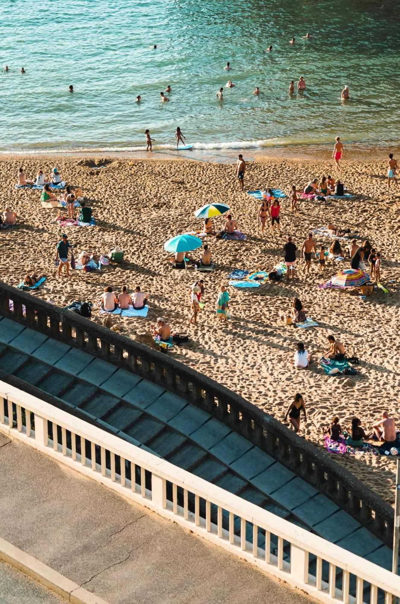 Hotel De La Plage Биариц Екстериор снимка