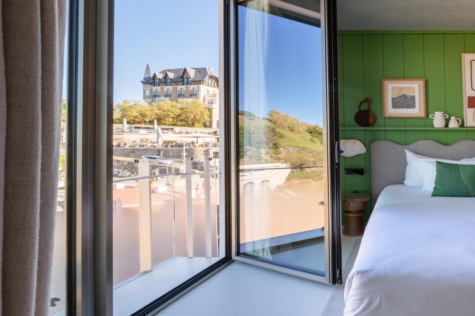 Hotel De La Plage Биариц Екстериор снимка