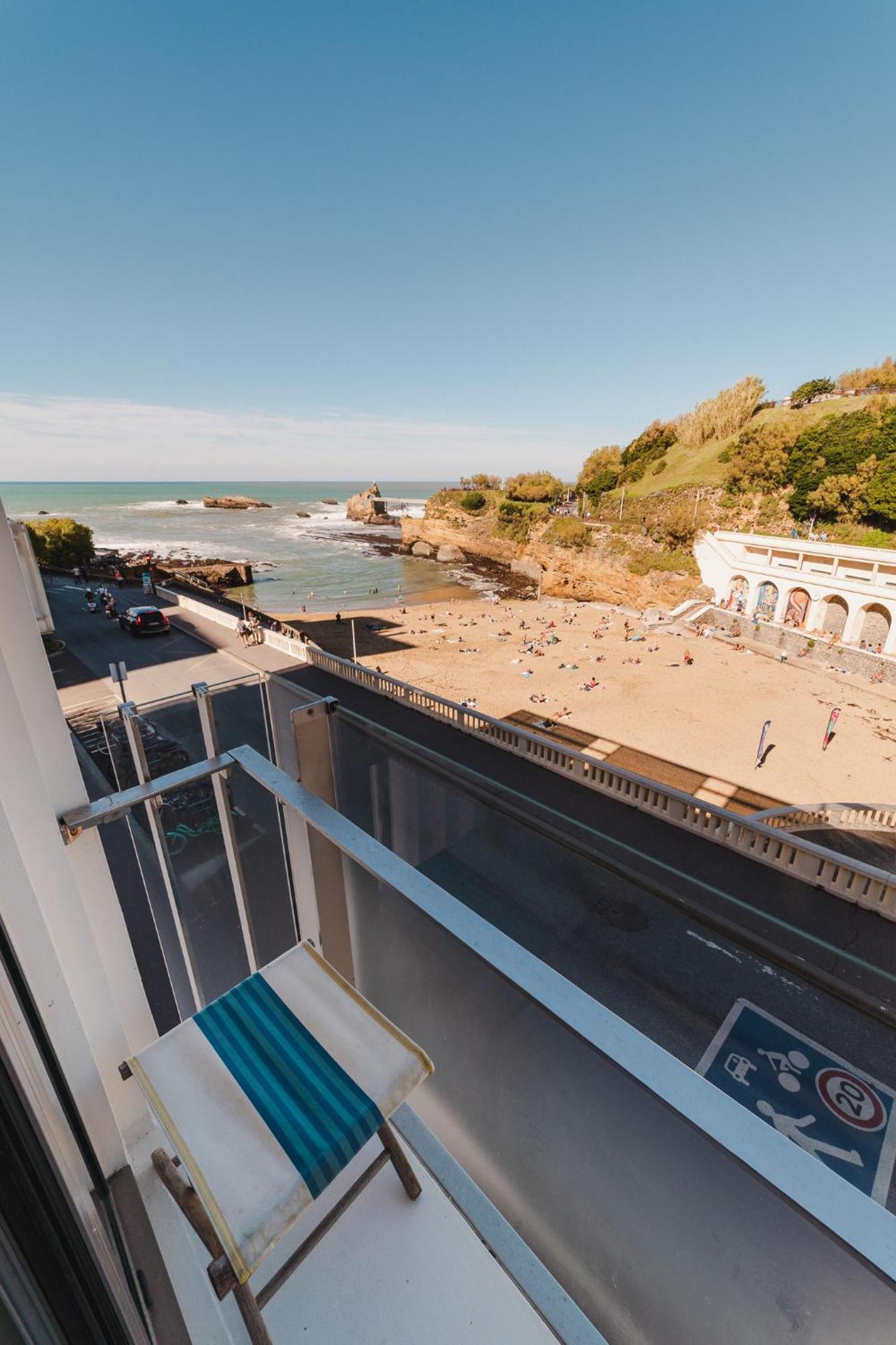 Hotel De La Plage Биариц Екстериор снимка