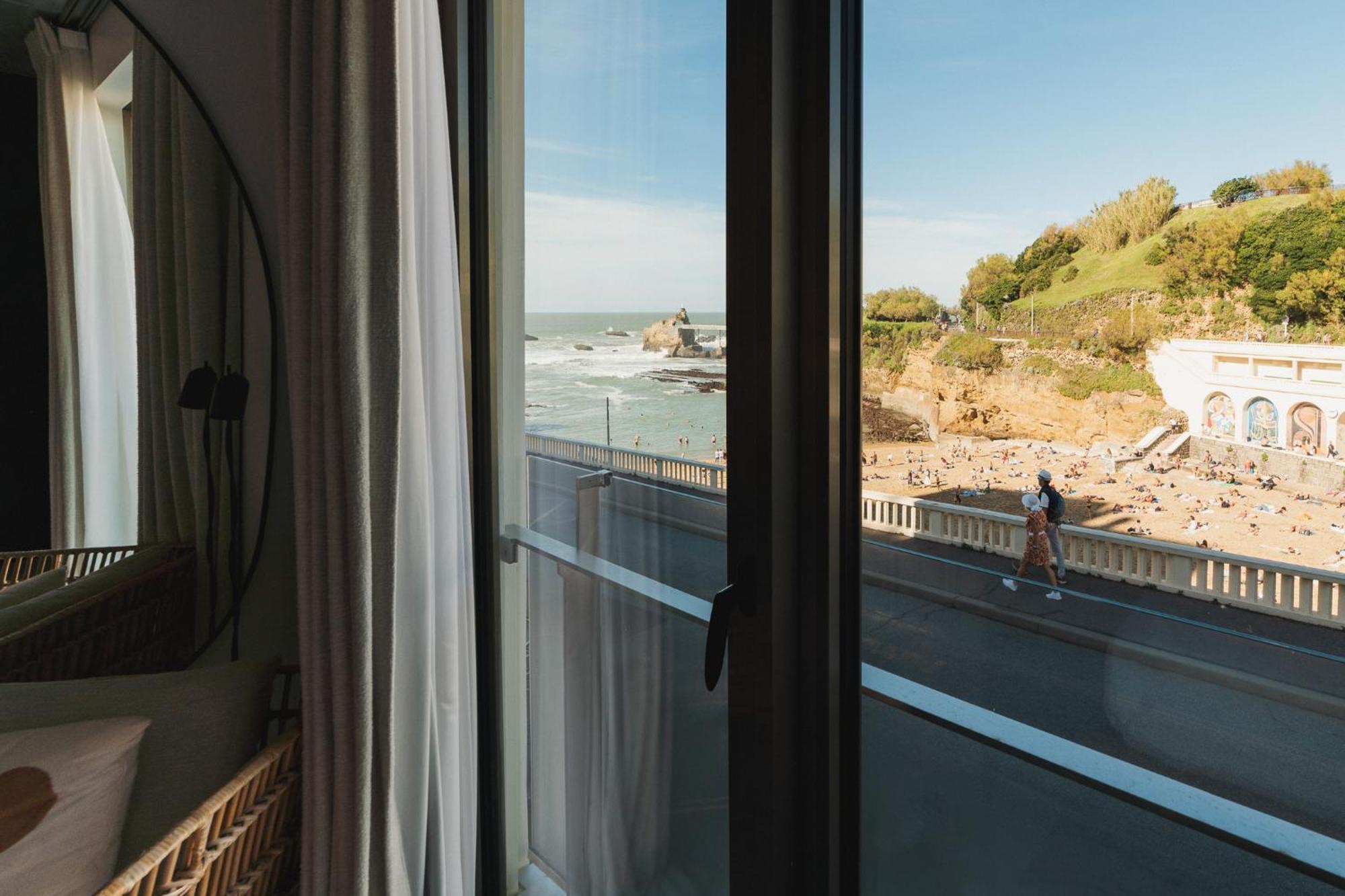Hotel De La Plage Биариц Екстериор снимка